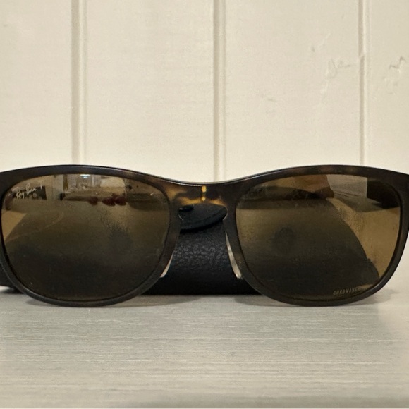 Ray-Ban RB4263 CHROMANCE Sunglasses in Havana and Bronze - Picture 2 of 7